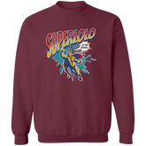 Super Lolo To The Rescue Unisex Crewneck Pullover Sweatshirt